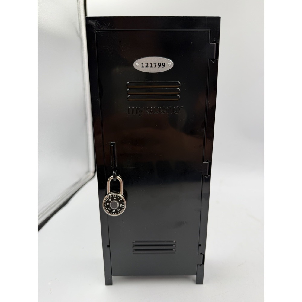 Vintage Barbie My Scene Secret Black Locker 2005 Mattel W/Lock